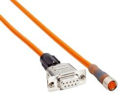 YF8U14-020VA3FDSA9 - SICK - YF8U14-020VA3FDSA9 - Sensor Cable, 4Pos/9Pos, M8 Receptacle, D Sub Receptacle, 2 m, 6.6 ft