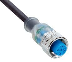 YH2A13-100UB1XLEAX - SICK - YH2A13-100UB1XLEAX - Sensor Cable, A Coded, Black, M12 Receptacle, Free End, 3 Positions, 10 m, 32.8 ft