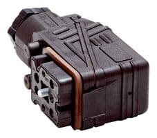DOS-2107-W - SICK - DOS-2107-W - Circular DIN Valve Connector, Right Angle, 50V AC/DC, 6 A
