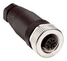 DOS-1205-G - SICK - DOS-1205-G - Sensor Connector, M12, Female, 5 Positions, Screw Socket, Straight Cable Mount