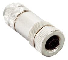 DOS-1205-GA - SICK - DOS-1205-GA - Sensor Connector, M12, Female, 5 Positions, Screw Socket, Straight Cable Mount