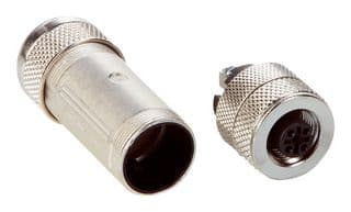 DOS-1205-GQ - SICK - DOS-1205-GQ - Sensor Connector, M12, Female, 5 Positions, Screw Socket, Straight Cable Mount