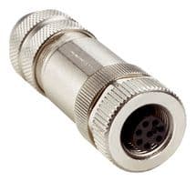 DOS-1208-GA - SICK - DOS-1208-GA - Sensor Connector, M12, Female, 8 Positions, Screw Socket, Straight Cable Mount