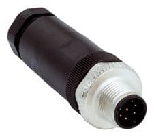 STE-1208-G - SICK - STE-1208-G - Sensor Connector, M12, Male, 8 Positions, Screw Pin, Straight Cable Mount