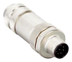 STE-1208-GA - SICK - STE-1208-GA - Sensor Connector, M12, Male, 8 Positions, Screw Pin, Straight Cable Mount