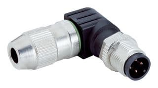 YN12U14-2550K4051A - SICK - YN12U14-2550K4051A - Sensor Connector, M12, Male, 4 Positions, IDC / IDT Pin, Right Angle Cable Mount
