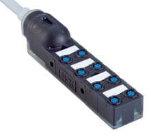 Y8A38A2-LXXXUCA050 - SICK - Y8A38A2-LXXXUCA050 - Sensor Distribution Box, 5m Cable, M8 Connector - 3 Pole, 8 Ports, IP65, IP67