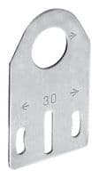 BEF-WG-M18 - SICK - BEF-WG-M18 - Mounting Bracket, GR18/V180-2/V18/W15/Z1/Z2 Series Photoelectric Sensors, Zinc Coated Steel