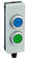 ER12-SD5E8 - SICK - ER12-SD5E8 - Safety Command Device, Dual Pushbutton, 2 NO, 8 Pin M12 Connector Plug