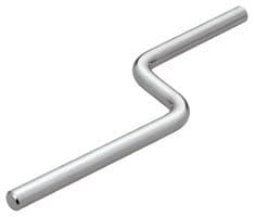 BEF-MS12Z-A - SICK - BEF-MS12Z-A - Mounting Bar, Z-Shaped, 150 mm x 70 mm x 150 mm, Zinc Coated Steel