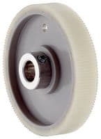 BEF-MR-010020G - SICK - BEF-MR-010020G - Measuring Wheel, 10mm Solid Shaft, Ridged Surface, Plastic, 200 mm Circumference