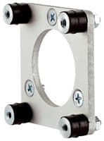 BEF-FA-036-060RSA - SICK - BEF-FA-036-060RSA - Flange Adapter, Aluminium, 36mm Centring Hub to 58mm Square Mounting Plate, Shock Absorbers
