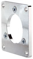 BEF-FA-036-063REC - SICK - BEF-FA-036-063REC - Flange Adapter, Aluminium, 36mm Centring Hub to 63mm Square Mounting Plate, M4x10 Flat Head Screws