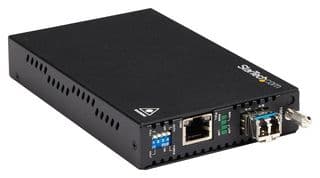 ET91000SM10 - STARTECH - ET91000SM10 - Converter, Gigabit Ethernet Copper-to-Fiber Media Converter, SM LC 10 km, GbE Converter