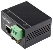 IMC100MSFP - STARTECH - IMC100MSFP - Converter, Industrial Fiber to Ethernet Media Converter 100Mbps SFP to RJ45 SM/MMF, Copper