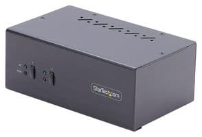 P2DD46A2-KVM-SWITCH - STARTECH - P2DD46A2-KVM-SWITCH - KVM Switch, 2-Port Dual-Monitor DisplayPort KVM Switch, 4K 60Hz, 2x USB 5Gbps Ports