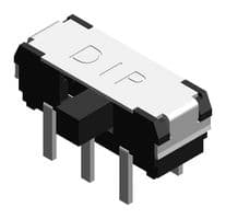 MPLSS22-V - MULTICOMP PRO - MPLSS22-V - Slide Switch, DPDT, Through Hole, 100 mA