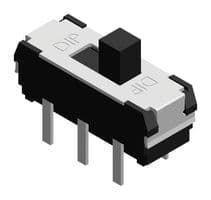 MPLSSA22-V - MULTICOMP PRO - MPLSSA22-V - Slide Switch, DPDT, Through Hole, 100 mA