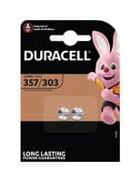 D357H - DURACELL - D357H - Battery, Watch, 1.55 V, Silver Oxide, 170 mAh, Pressure Contact, 2