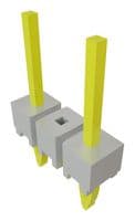 PHT-103-01-L-S-002 - SAMTEC - PHT-103-01-L-S-002 - Pin Header, Board-to-Board, 2.54 mm, 1 Rows, 3 Contacts, Press Fit, PHT Series