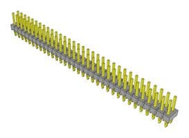 PHT-133-01-L-D - SAMTEC - PHT-133-01-L-D - Pin Header, Board-to-Board, 2.54 mm, 2 Rows, 66 Contacts, Press Fit, PHT Series