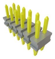 PTT-106-01-S-D - SAMTEC - PTT-106-01-S-D - Pin Header, Board-to-Board, 2 mm, 2 Rows, 12 Contacts, Press Fit, PTT Series