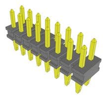 PTT-108-01-S-D - SAMTEC - PTT-108-01-S-D - Pin Header, Board-to-Board, 2 mm, 2 Rows, 16 Contacts, Press Fit, PTT Series