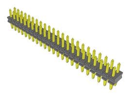 PTT-123-01-S-D - SAMTEC - PTT-123-01-S-D - Pin Header, Board-to-Board, 2 mm, 2 Rows, 46 Contacts, Press Fit, PTT Series