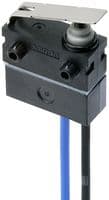 D2AW-R1-ER063MP R - OMRON ELECTRONIC COMPONENTS - D2AW-R1-ER063MP R - Microswitch, IP67, Ultra Subminiature, Leaf Lever, SPST-NO, Wire Leaded, 14 V