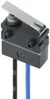 D2AW-R1-EL063MP R - OMRON ELECTRONIC COMPONENTS - D2AW-R1-EL063MP R - Microswitch, IP67, Ultra Subminiature, Leaf Lever, SPST-NO, Wire Leaded, 14 V