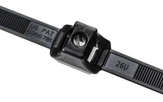 115-30900 DCT9-PA66HIRHSUV-BK - HELLERMANNTYTON - 115-30900 DCT9-PA66HIRHSUV-BK - Cable Tie, Nylon 6.6 (Polyamide 6.6), Black, 331 mm, 12.7 mm, 33 mm, 150 lb