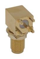 BU-1420701501 - MUELLER ELECTRIC - BU-1420701501 - RF / Coaxial Connector, SMA Coaxial, Right Angle Bulkhead Jack, Board Edge / End Launch, 50 ohm