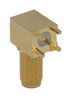 BU-1420701502 - MUELLER ELECTRIC - BU-1420701502 - RF / Coaxial Connector, SMA Coaxial, Right Angle Bulkhead Jack, Board Edge / End Launch, 50 ohm