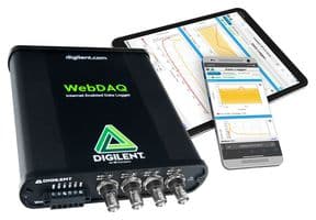 6069-410-006-1 - DIGILENT - 6069-410-006-1 - Data Logger, Acoustic & Vibration, 4 Channel, 51.2 kS/s, Ethernet, SD Card, USB, Wi-Fi