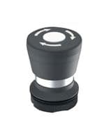 1.30.276.001/2200 - RAFI - 1.30.276.001/2200 - ACTUATOR, 22.3MM MUSHROOM PB SW, BLACK