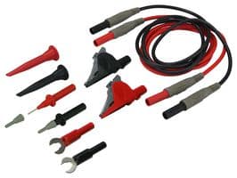 CT2695C - CAL TEST ELECTRONICS - CT2695C - Digital Multimeter Kit, Handheld, Adapters, Ex-Lg Alligator Clips, 3900 Series Fix Tip Probes