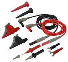 CT2696C - CAL TEST ELECTRONICS - CT2696C - Digital Multimeter Kit, Handheld, Adapters, Ex-Lg Alligator Clips, 3900 Series Fix Tip Probes