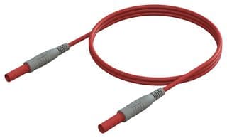 CT3751-200-2 - CAL TEST ELECTRONICS - CT3751-200-2 - Banana Test Lead, Banana Plug Shrouded, Banana Plug Shrouded, 6.6 ft, 2 m, Red, 10 A