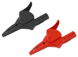 CT4410 - CAL TEST ELECTRONICS - CT4410 - Alligator Clip, 20A, 34.5 mm Jaws Open, Black, Red