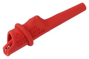CT4433-2 - CAL TEST ELECTRONICS - CT4433-2 - Alligator Clip, 10A, 8.5 mm Jaws Open, Red, CT4433 Series