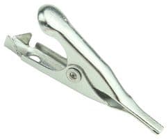 CTM-34 - CAL TEST ELECTRONICS - CTM-34 - Alligator Clip, Micro, 5A, 5.6 mm Jaws Open, Steel, Zinc Plated