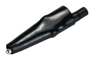 CTM-63-0 - CAL TEST ELECTRONICS - CTM-63-0 - Alligator Clip, Insulated, 10A, 7.9 mm Jaws Open, Black, CTM-63 Series
