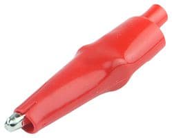 CTM-63-2 - CAL TEST ELECTRONICS - CTM-63-2 - Alligator Clip, Insulated, 10A, 7.9 mm Jaws Open, Red, CTM-63 Series