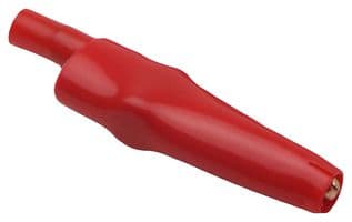 CTM-63C-2 - CAL TEST ELECTRONICS - CTM-63C-2 - Alligator Clip, Insulated, 10A, 7.9 mm Jaws Open, Red, CTM-63C Series