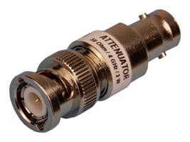 CT3369A-03 - CAL TEST ELECTRONICS - CT3369A-03 - RF Fixed Attenuator, BNC Plug to BNC Jack, 3 dB, DC to 4GHz, 2 W, 50 ohm, Brass