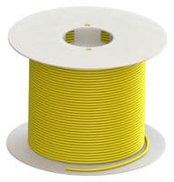 CT2799A-4-50 - CAL TEST ELECTRONICS - CT2799A-4-50 - Wire, Silicone, Yellow, 18 AWG, 195 x 0.07mm, 164.04 ft