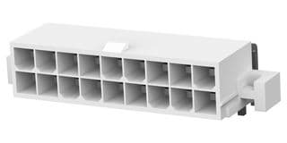 1-1586043-8 - TE CONNECTIVITY - 1-1586043-8 - Pin Header, Wire-to-Board, 4.2 mm, 2 Rows, 18 Contacts, Through Hole Right Angle