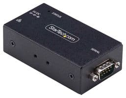 I13-SERIAL-ETHERNET - STARTECH - I13-SERIAL-ETHERNET - Serial to Ethernet Adapter, 1Port, Wall/DIN Rail Mount, Metal, RJ45 LAN to DB9 Serial Converter, TAA