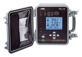 PEL115 - CHAUVIN ARNOUX - PEL115 - Data Logger, w/o Current Sensor, Energy, Power, 8 Channel, 128 Samples/Cycle