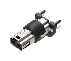 RK2EXS-LL-GS/A T - LUMBERG AUTOMATION - RK2EXS-LL-GS/A T - Modular Connector, SPE Jack, 1 x 1 (Port), 2P2C, IP20, PCB Mount